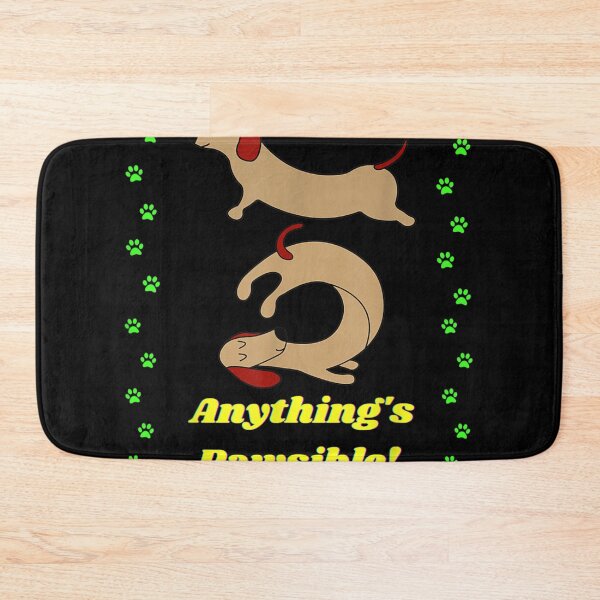 Item preview, Cute Funny Casual Dachshund Lover Anything's Pawsible  designed and sold by cysandy.