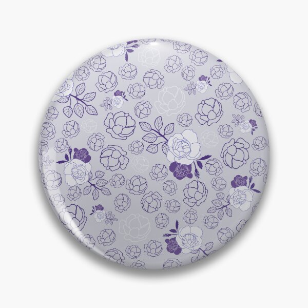 Item preview, GEOMETRIC PURPLE ROSES FLORAL PATTERN designed and sold by sheseddit.