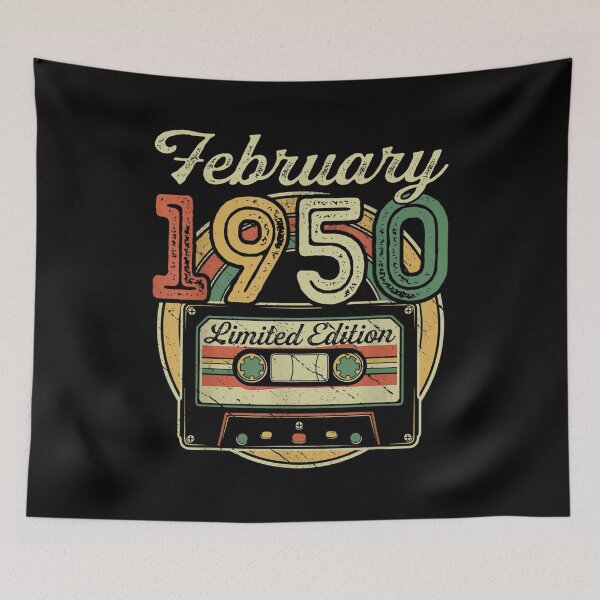 Item preview, Retro February 1950 Cassette Tape 72nd Birthday Decorations  designed and sold by jennifera11.