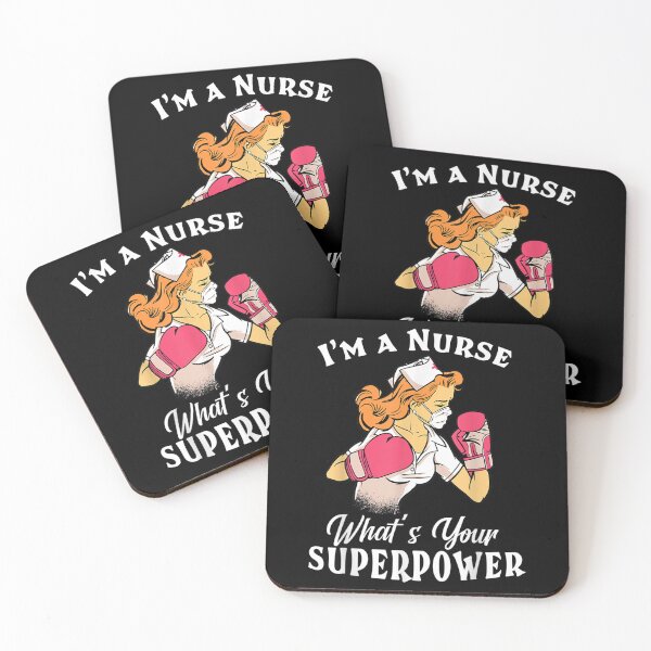Item preview, I'm A Nurse What's Your Super Power Nurse Saying Nursing  designed and sold by bessiey23.