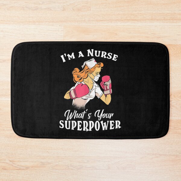 Item preview, I'm A Nurse What's Your Super Power Nurse Saying Nursing  designed and sold by bessiey23.