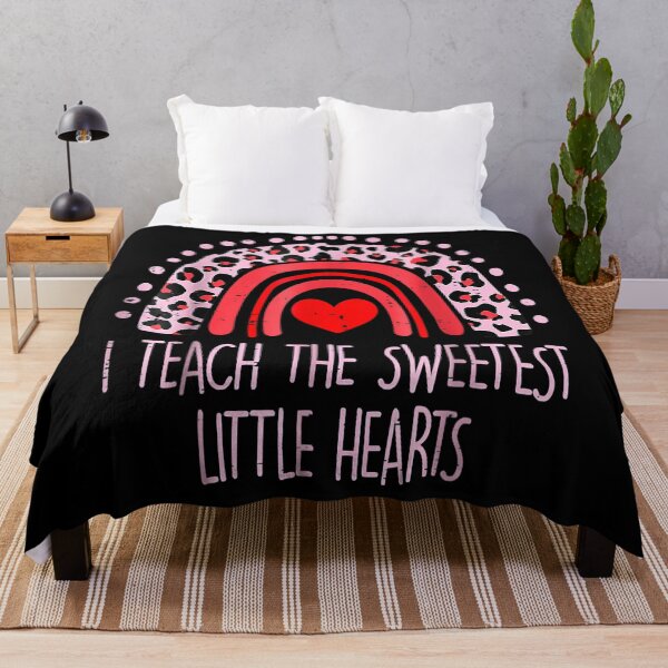 Item preview, I Teach The Sweetest Hearts Rainbow Teacher Valentines Day T-Shirt designed and sold by WadeHavens64.