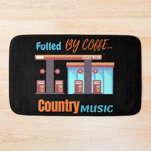 Item preview, Fuelled by coffe and country Music Party Classic T-shirt  designed and sold by MasterPiece.