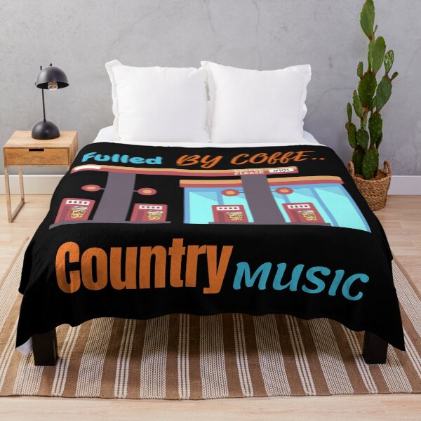 Item preview, Fuelled by coffe and country Music Party Classic T-shirt  designed and sold by MasterPiece.