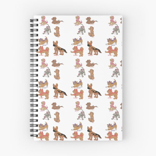 Item preview, Dogs and Flowers  designed and sold by Bre-Bug-242.