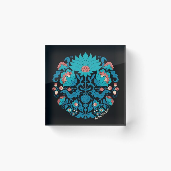 Item preview,  Bodhisattva Series 4 (dusty blue and peach) designed and sold by barronangMedia.