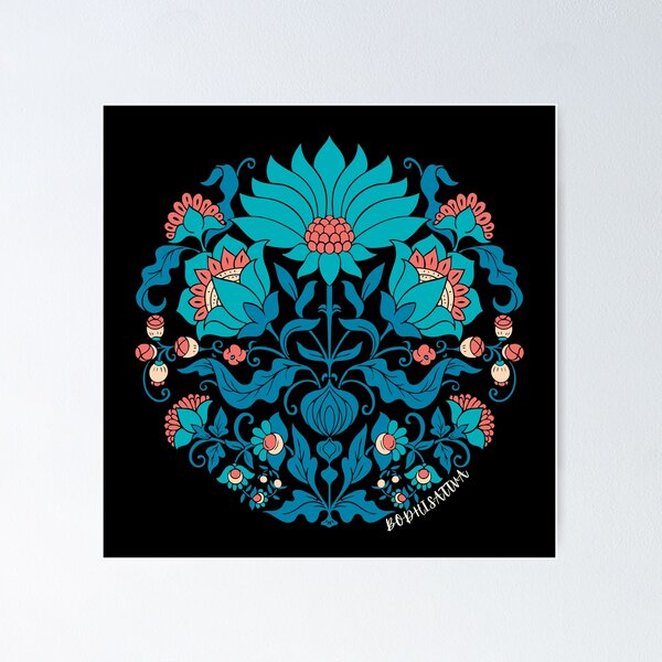 Item preview, Bodhisattva Series 4 (dusty blue and peach) designed and sold by barronangMedia.