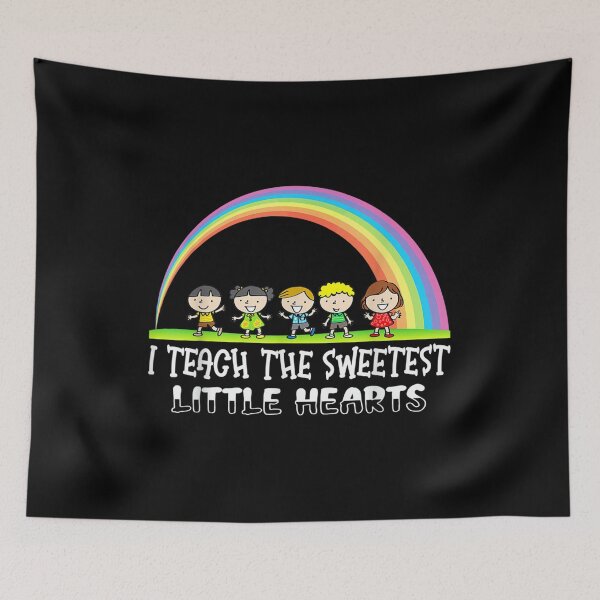 Item preview, I Teach The Sweetest Hearts Rainbow Teacher Valentines Day  designed and sold by bessiey23.