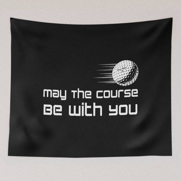 Item preview, May The Course Be With You-Golf Club-Golf Lover-Golf Fanatic-Funny Golf- designed and sold by SighFly52.