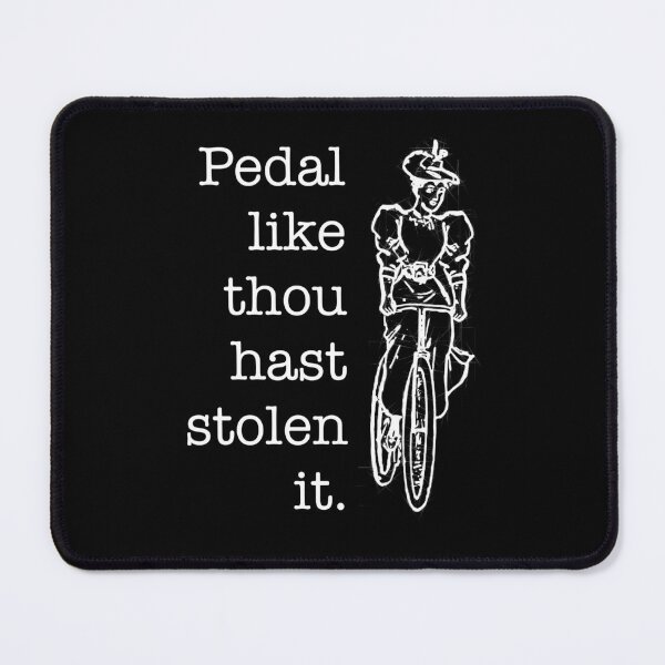 Artikelvorschau, Treten Sie in die Pedale, als hätten Sie es gestohlen - Treten Sie in die Pedale, als hätten Sie es gestohlen, Vintage-Frau aus der viktorianischen Zeit, Fahrradliebhaberin entworfen und verkauft von FlorenciaBliss.