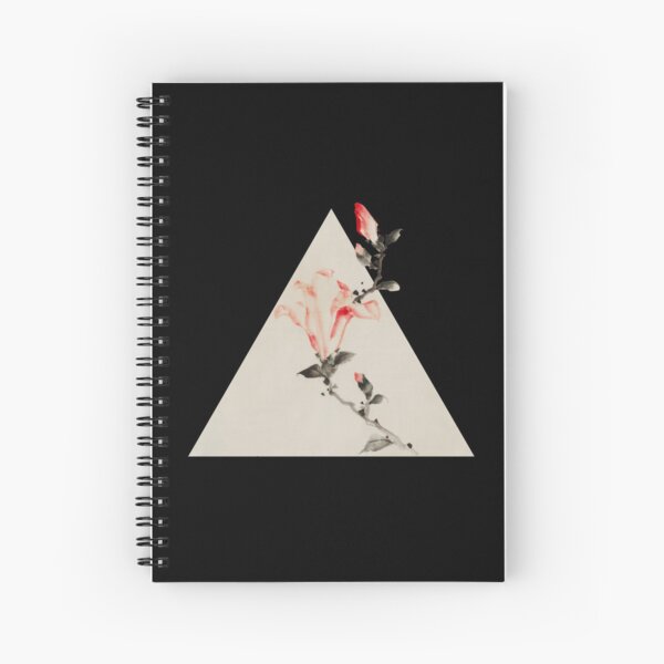Aperçu de l'œuvre Large pink blossom Hokusai Triangle Minimaliste créée et vendue par Artsy-Stories.