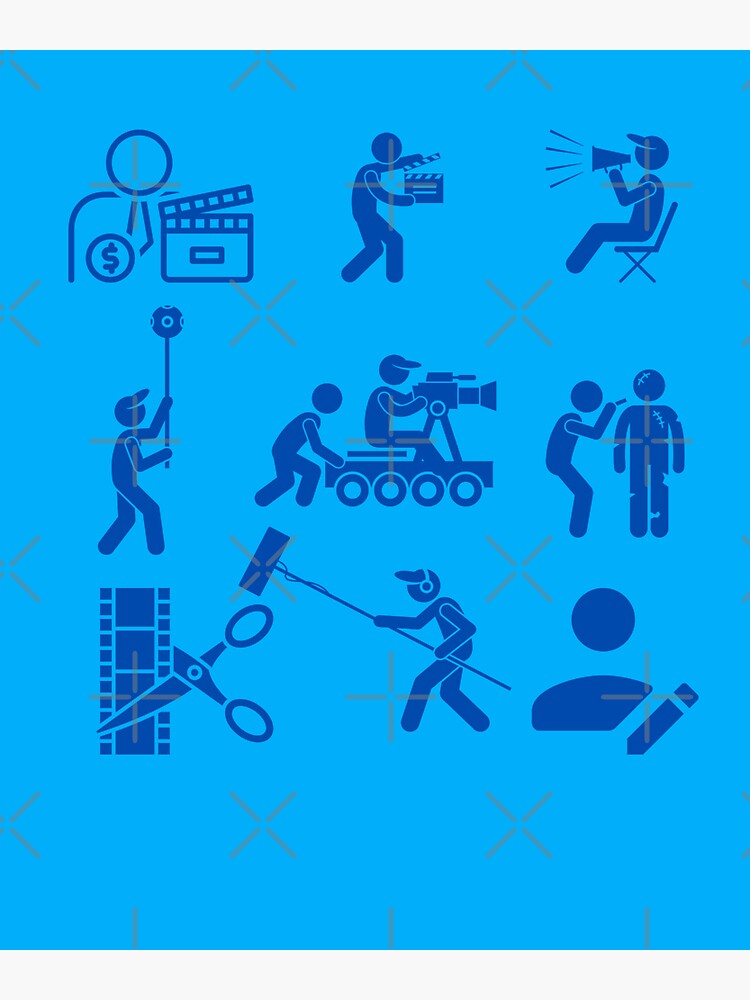 "The Art of Filmmaking " Sticker for Sale by FilmmakersPOV Redbubble