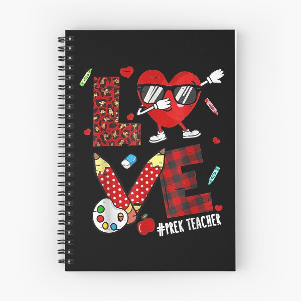 Item preview, Love Heart Dabbing Pre K Teacher Valentine Leopard Pattern  designed and sold by cysandy.