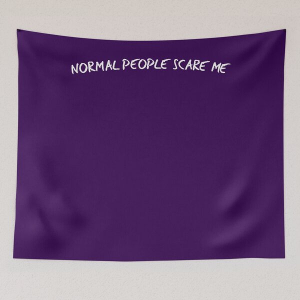 Item preview, Normal people scare me designed and sold by BananaAnnadi.