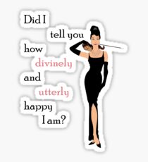 Happy at Tiffany's Sticker