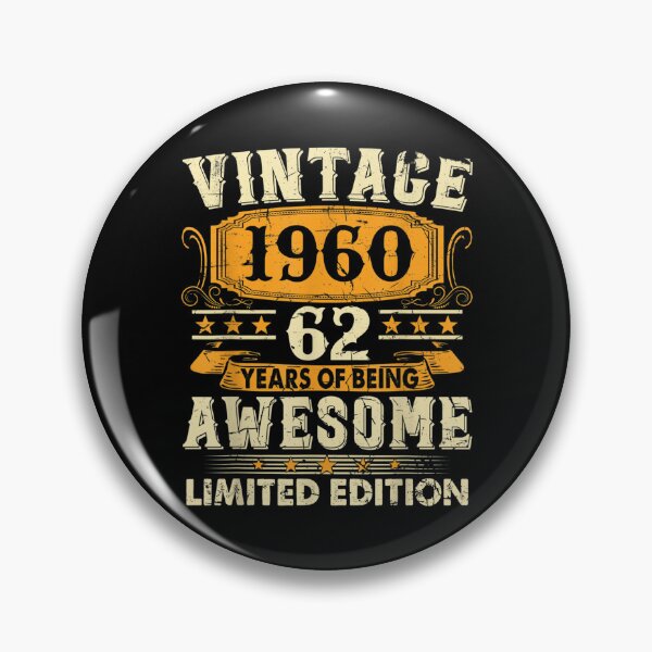 Item preview, 62 Year Old Gifts Vintage 1960 Limited Edition 62nd Birthday  designed and sold by bessiey23.