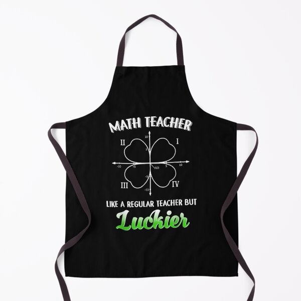 Item preview, Math Teacher Like A Regular Teacher But Luckier Patricks Day  designed and sold by cysandy.