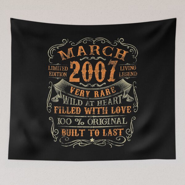 Item preview, March Vintage 2007 Limited 15 Years Old 15th Birthday  designed and sold by bessiey23.