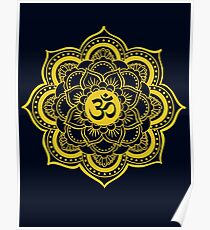 Sacred Geometry Ohm Poster