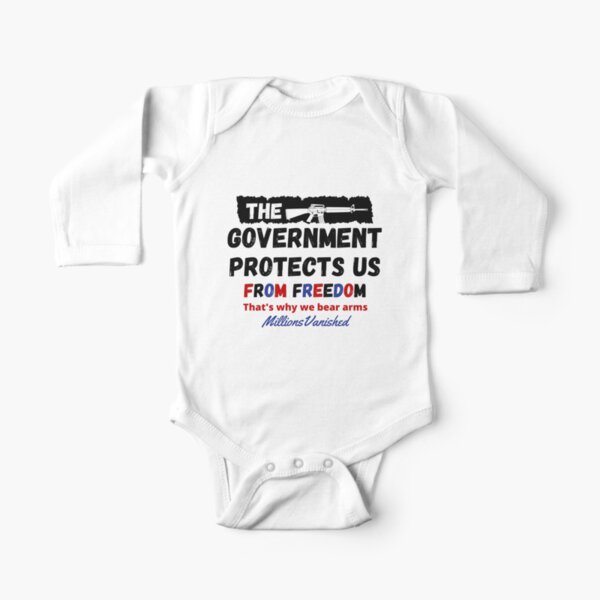 Freedom 4 - Christian Long Sleeve Baby One-Piece