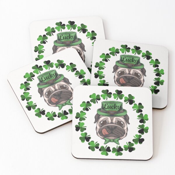Item preview,  Pug St. Patricks Day Lucky Irish Leprechaun  designed and sold by Peggy Lindstrom.