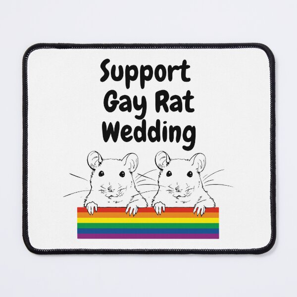 Item preview, Gay Rat Wedding, Gay Marriage Support  designed and sold by Sinup-Studio.