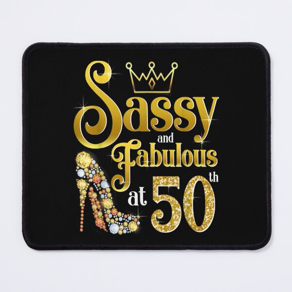 Item preview, Sassy Fabulous 50 Fifty Five Years Old 50th Birthday Gift  designed and sold by bessiey23.
