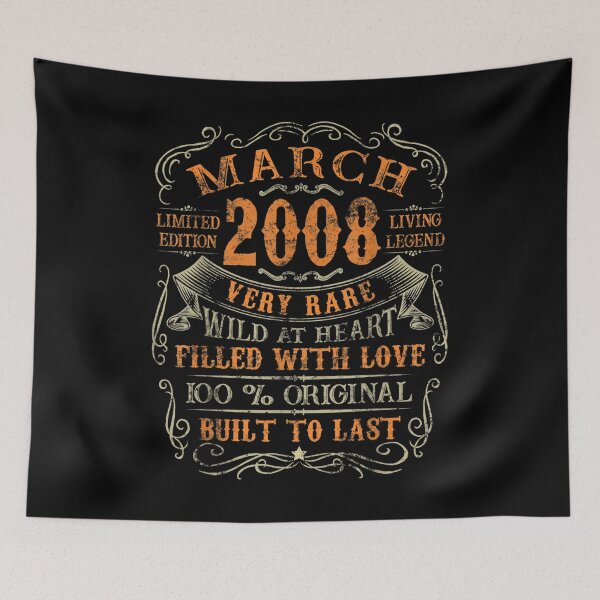Item preview, March Vintage 2008 Limited 14 Years Old 14th Birthday  designed and sold by jennifera11.