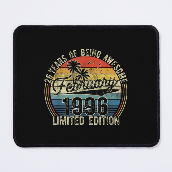 Item preview, 26th Birthday Gift Retro February 1996 26 Yrs Old 26th Bday designed and sold by cysandy.