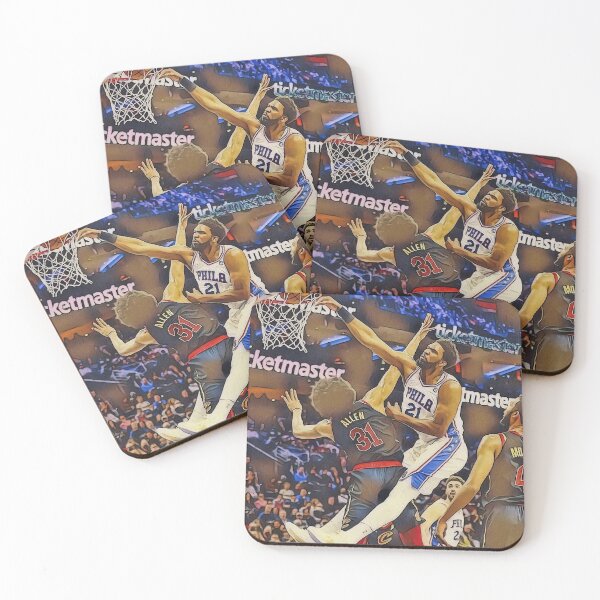 Item preview, Jeol Embiid posterizing Jarrett Allen designed and sold by Quadghouls.