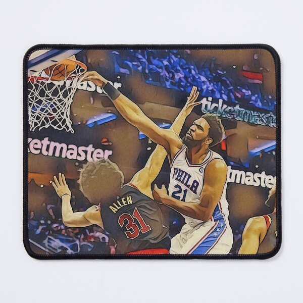 Item preview, Jeol Embiid posterizing Jarrett Allen designed and sold by Quadghouls.