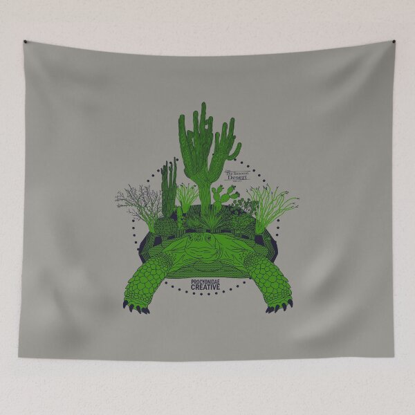 Item preview, Sonoran Desert Tortoise II designed and sold by Procyonidae Creative.