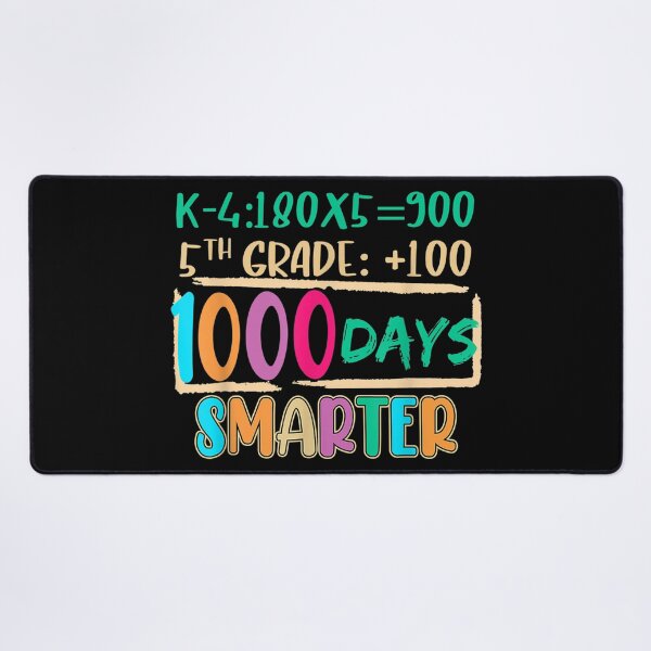 Item preview, 1000 Days Smater Math Teacher Appreciation Gift designed and sold by cysandy.