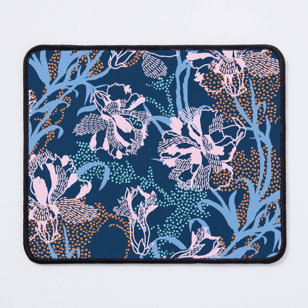 Item preview, Pink and Navy Tropical Carnation designed and sold by Carolina Diaz.