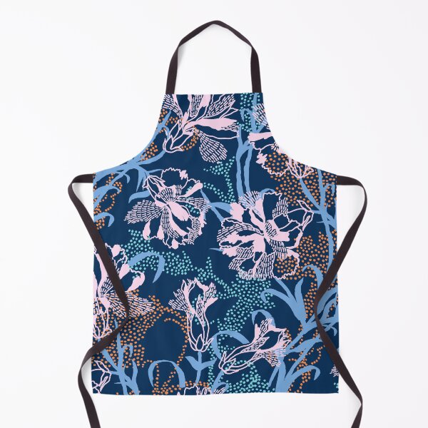 Item preview, Pink and Navy Tropical Carnation designed and sold by Carolina Diaz.