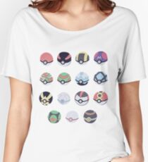 Pokemon Balls Women's Relaxed Fit T-Shirt