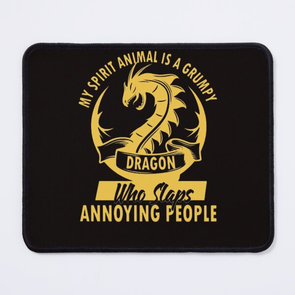 Item preview, My Spirit animal is a Grumpy Dragon who slaps annoying people T-shirt  designed and sold by Zarki19.