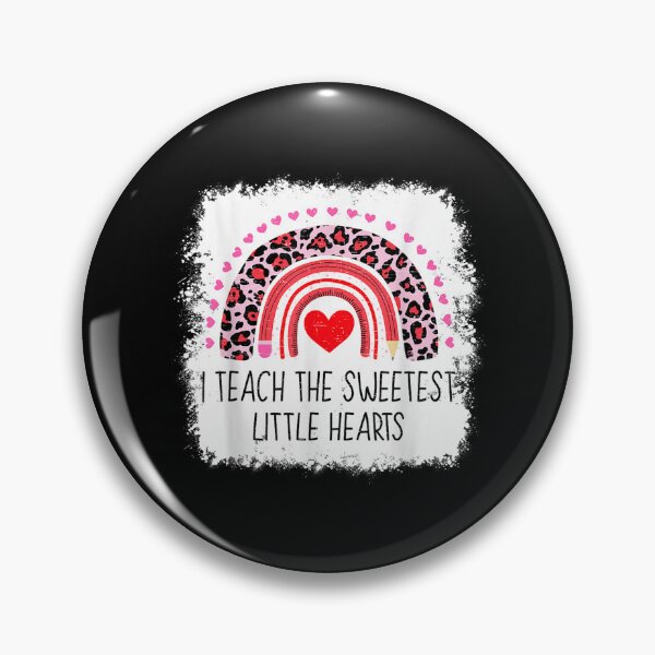 Item preview, Rainbow Bleached I Teach The Sweetest Hearts Women Teacher  designed and sold by cysandy.