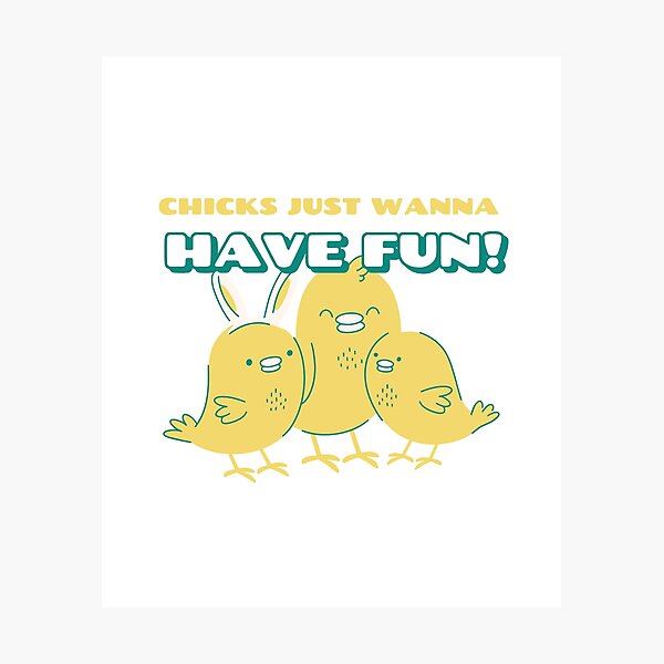 Item preview, Chicks Just Wanna Have Fun! | Hen Party designed and sold by AllThingsPuffa.