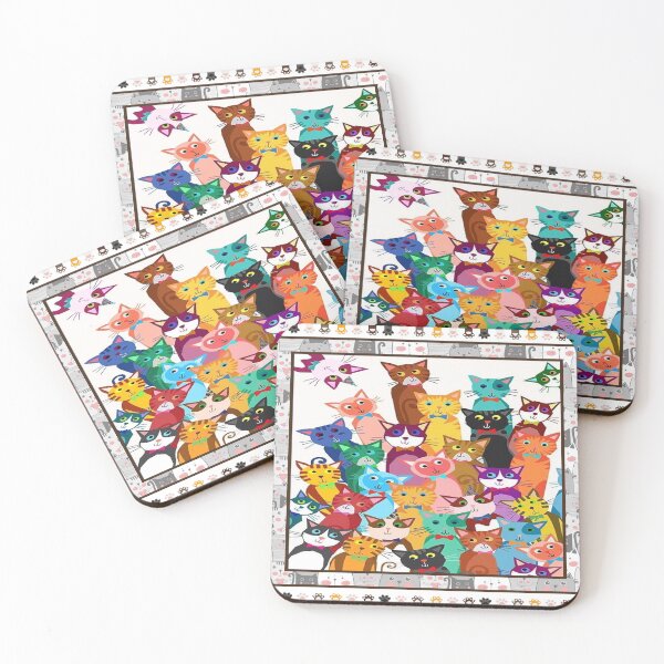 Item preview, Cat cartoon color  designed and sold by MobertsonArt.