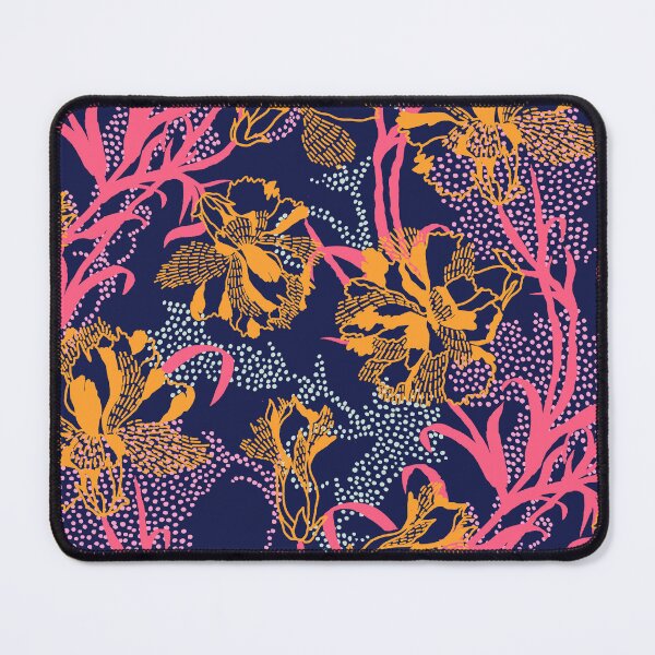Item preview, Yellow and Navy Tropical Carnation designed and sold by Carolina Diaz.