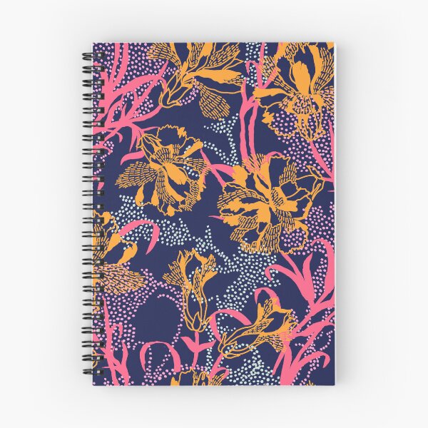 Item preview, Yellow and Navy Tropical Carnation designed and sold by Carolina Diaz.