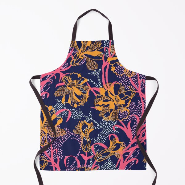 Item preview, Yellow and Navy Tropical Carnation designed and sold by Carolina Diaz.