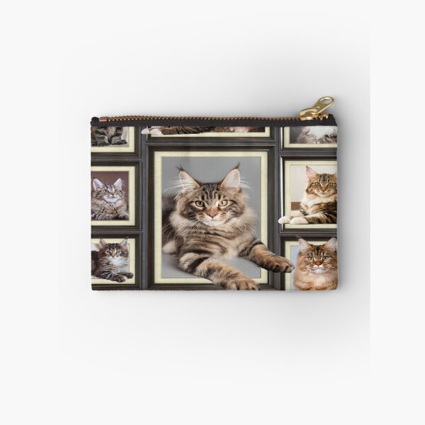 Item preview, Maine coon cat picture frames designed and sold by MobertsonArt.