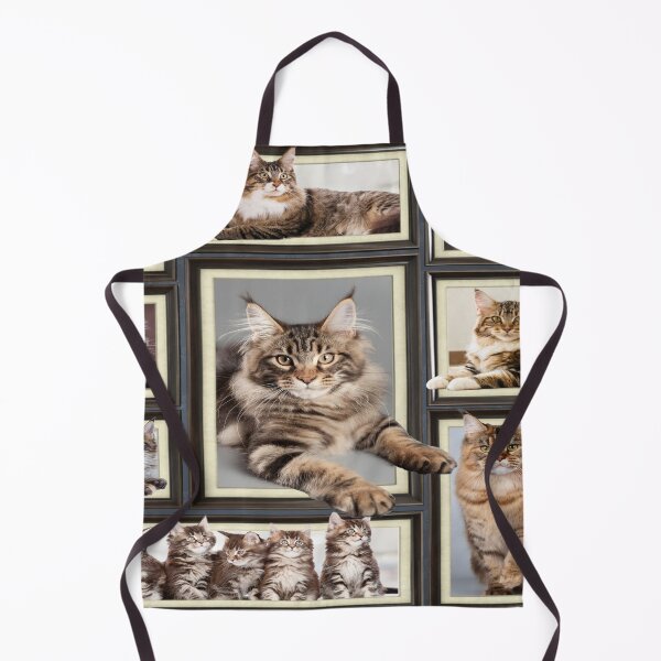 Item preview, Maine coon cat picture frames designed and sold by MobertsonArt.