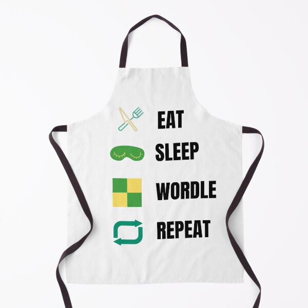 Item preview, Eat sleep wordle repeat - wordle game designed and sold by Tanuja Sharma.