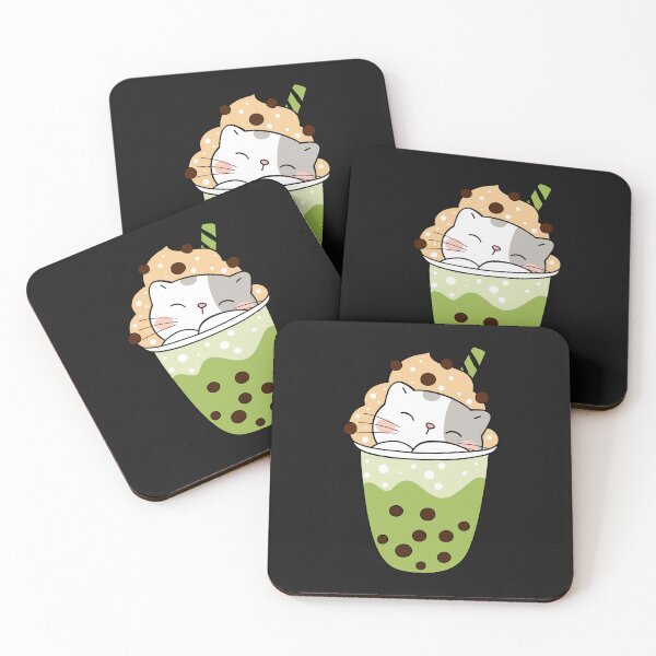 Item preview, cat drinking boba milk designed and sold by Lv28021.
