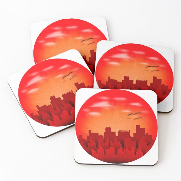 Item preview, City Sunset designed and sold by BookwormSticker.