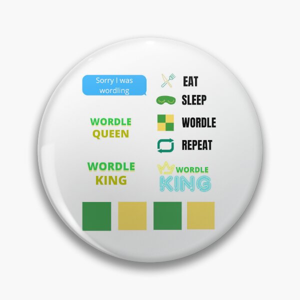 Item preview, Eat sleep wordle repeat - wordle game designed and sold by Tanuja  Sharma.