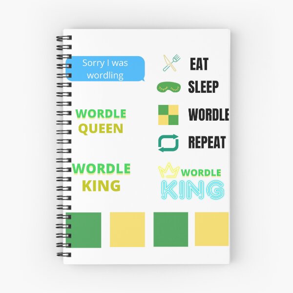 Item preview, Eat sleep wordle repeat - wordle game designed and sold by Tanuja  Sharma.